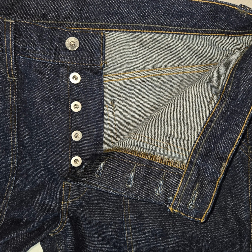 Wallace & Barnes Carpenter Pant Jeans Japanese Rinsed Mens Indigo AB451 32x32 - Picture 3 of 12